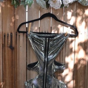 Symphony Side Cut Out Mini Dress